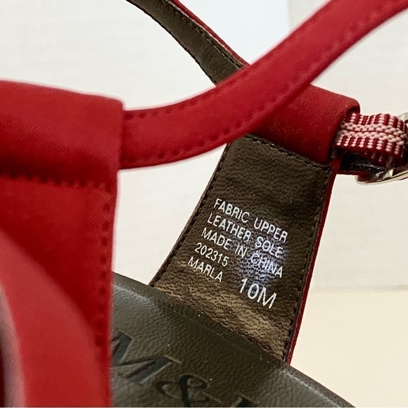 Sam & Libby “Marla” Cabernet Red Formal Heels size 10 — Y2K - Picture 11 of 14